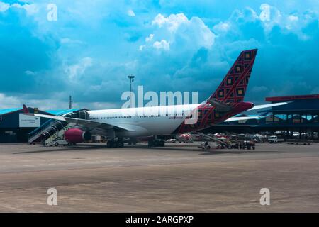 Batik Air PK-LDY Airbus A330-343 à l'aéroport international Soekarno-Hatta Banque D'Images