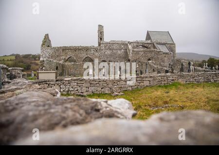 Irland. 19 février 2018. Irlande 2018: Impressions Irlande - Février - 2018 Abbaye De Corcomroe | Usage International Crédit: Dpa/Alay Live News Banque D'Images