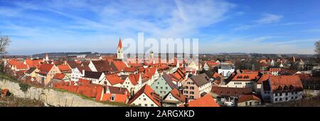 Panorama de Kaufbeuren Banque D'Images