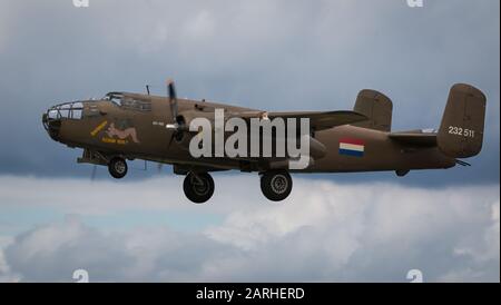 B-25 Mitchell Bomber Banque D'Images