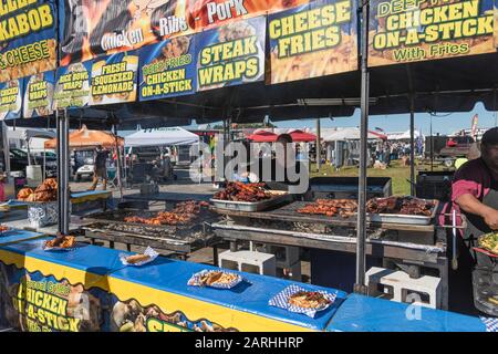 Barbecue Smoker Pigfest Lakeland, Floride États-Unis Banque D'Images