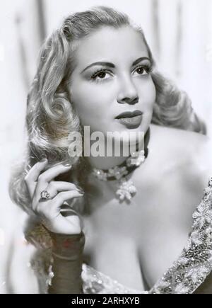 Monica LEWIS (1922-2015) photo promotionnelle de la chanteuse américaine de jazz et de l'actrice de cinéma vers 1950 Banque D'Images