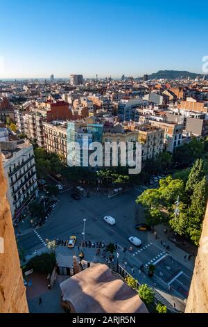 La Sagrada Familia, Barcelone, Espagne Banque D'Images