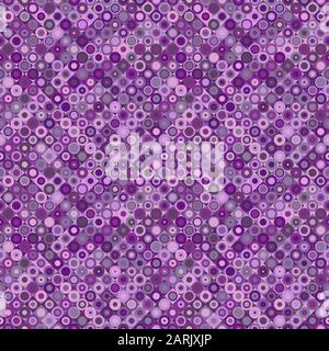 Arrière-plan géométrique coloré en mosaïque circulaire - graphique vectoriel abstrait sans couture Illustration de Vecteur