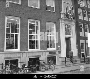 Tea Consultancy Europa, Singel 170/72, mise en service d'un nouvel espace d'exposition etc. Date: 29 mai 1950 lieu: Amsterdam mots clés: Expositions, thé Banque D'Images