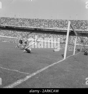 Sparta contre Feyenoord 3-0. Moments de jeu Date: 27 août 1961 mots clés: Sport, football Nom de l'institution: Feyenoord Banque D'Images