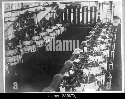 Navire hospitalier navire de l'hôpital Orange quitte Melbourne pour une mission de sauvetage à Batavia Date: 22 octobre 1945 lieu: Australie mots clés: Expédition Banque D'Images