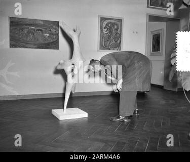 Exposition sportive Stedelijk Museum Date : 22 juin 1956 mots clés : musées, images sportives Banque D'Images