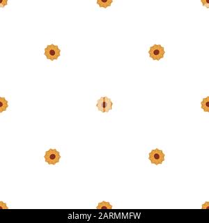 Illustration sur le thème gros biscuit soient identiques, kit pâtisserie colorée cookie. Composé de biscuits savoureux biscuit aliments naturels à collectionner, pâtisserie acces Illustration de Vecteur