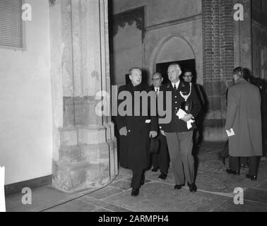 Rencontre De Prière Interéglise À Domkerk (Utrecht) Date : 9 Janvier 1962 Lieu : Utrecht Nom De L'Institution : Domkerk Banque D'Images