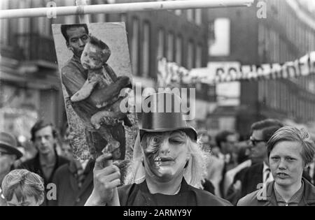 Vietnam-Démonstration Date: 20 Mai 1967 Mots Clés: Démonstrations Banque D'Images