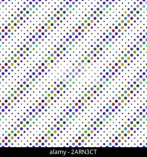 Motif circulaire multicolore sans couture - motif vectoriel coloré abstrait Illustration de Vecteur