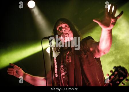 Oslo, Norvège. 27 janvier 2020. L'American stoner rock band Monster Magnet exécute un concert en direct à Rockefeller à Oslo. Ici, le chanteur Dave Wyndorf est vu en direct sur scène. (Crédit Photo: Gonzales Photo - Terje Dokken). Banque D'Images