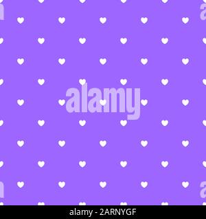 Romantique Purple Transparente Polka Coeur Vector Pattern Contexte Pour La Saint-Valentin ( 14 Février ), 8 Mars, Fête Des Mères, Mariage, Célébration De Naissance Illustration de Vecteur