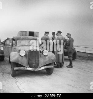 Déminage à Hoek van Holland [series Landmijnen ruimen at Hoek van Holland] Date : août 1945 lieu : Hoek van Holland mots clés : mines terrestres, nettoyage, deuxième Guerre mondiale, reconstruction Banque D'Images