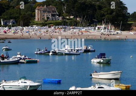 Port De Port Manec'H, Nevez, Finistère, Bretagne, France, Europe Banque D'Images