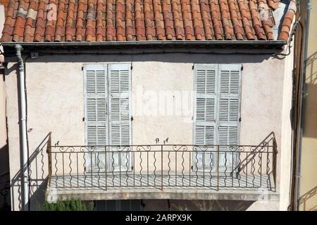 Balcon dans le sud de la France Banque D'Images