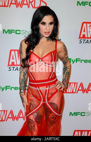 Joanna Angel assiste aux prix AVN de 2020 Pour Les Adultes vidéo News au joint Inside Hotel Hard Rock & Casino à Las Vegas, Nevada, États-Unis, le 25 janvier 2020. | utilisation dans le monde entier Banque D'Images