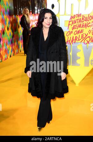 Sue Kroll a assisté à la première mondiale d'oiseaux de Prey et à l'esmancipation Fantabulé D'Un Harley Quinn, tenue au BFI IMAX, Londres. Banque D'Images