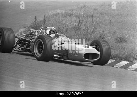 Grand Prix 68 Zandvoort. Numéros 15.17 Jackie Stewart, Numéro 16 Dennis Hulme; Banque D'Images