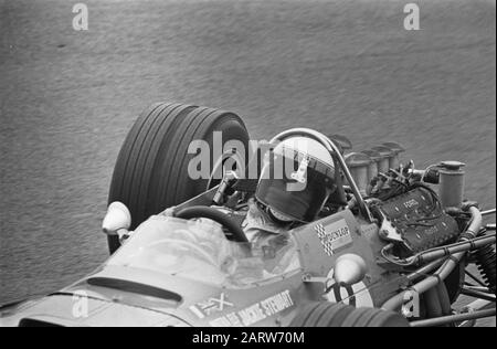 Grand Prix 68 Zandvoort. Jack Stewart en action.; Banque D'Images