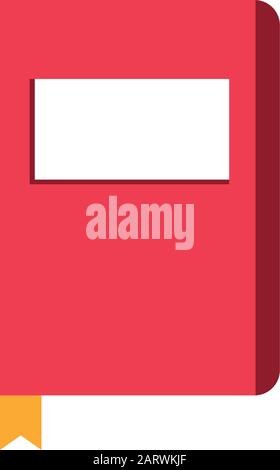 livre littérature lire éducation école vecteur illustration conception d'icône Illustration de Vecteur