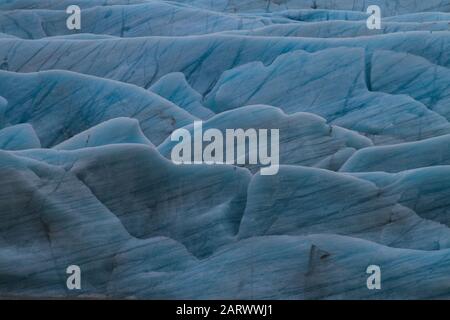 Glacier sous la lumière du soleil en Islande - superbe image pour arrière-plans et fonds d'écran Banque D'Images