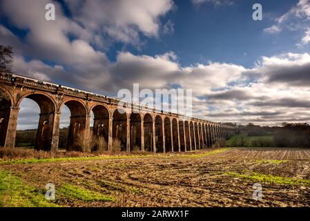 Le viaduc de la vallée de l'Ouse, également connu sous le nom de viaduc de Balcombe Banque D'Images