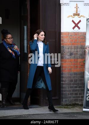 Londres, Royaume-Uni. 29 janvier 2020. Catherine, Duchesse De Cambridge, Visite Leyf (London Early Years Foundation) Stockwell Gardens Nursery & Pre-School, Stockwell, Londres, Royaume-Uni, Le 29 Janvier 2020. Crédit: Paul Marriott/Alay Live News Banque D'Images
