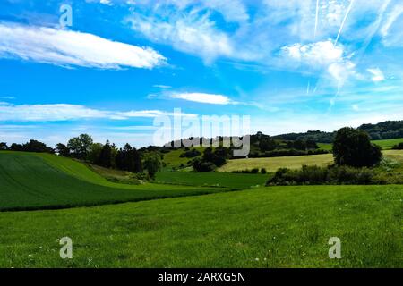 Magnifique paysage printanier dans l'Eifel Banque D'Images