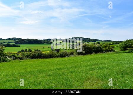 Magnifique paysage printanier à Weyer dans l'Eifel Banque D'Images