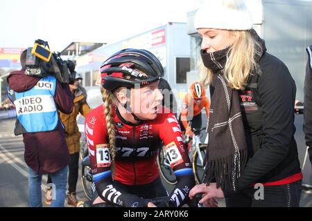 26 Janvier 2020 Hoogerheide, Pays-Bas Cyclisme Cyclocross Worldcup : Annemarie Pire Banque D'Images