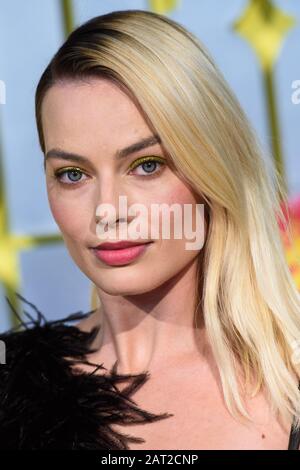 Margot Robbie assister à la première mondiale d'Birds of Prey et à l'esmancipation Fantabule d'Un Harley Quinn, qui se tient au BFI IMAX, Londres. Banque D'Images