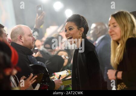 Jurnee Smollett-Bell participe à la première mondiale d'Birds of Prey et à l'Emancipation Fantabule d'Un Harley Quinn, qui se tient au BFI IMAX, Londres. Banque D'Images