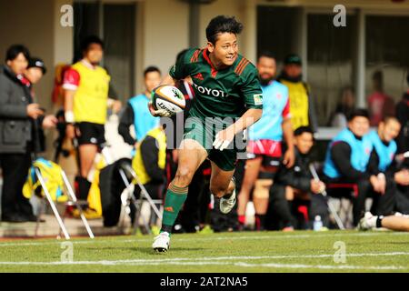 Aichi, Japon. 25 janvier 2020. Taichi Takahashi () Rugby : Match De Rugby Du Japon En 2020 Entre Toyota Verblitz 61-31 Hino Red Dolphins Au Stade De Rugby Paloma Mizuho, À Aichi, Au Japon . Crédit: SportsPressJP/AFLO/Alay Live News Banque D'Images