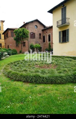 Jardin Du Cenacolo Vinciano, Le Dernier Musée De Léonard, Milan, Lombardie, Italie, Europe Banque D'Images