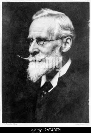 Sir William Crookes (1832-1919), chimiste et physicien britannique, portrait photographie, avant 1919 Banque D'Images