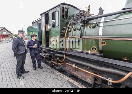 Ffestiniog Et Welsh Highland Railway, Porthmadog, Pays De Galles, Royaume-Uni Banque D'Images