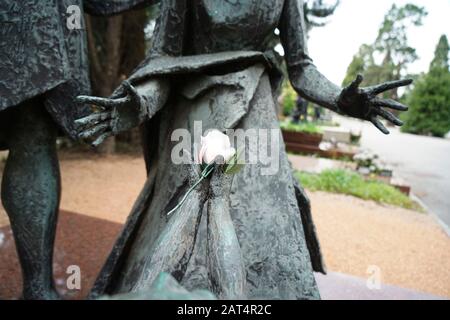 Cimetière Majeur, Musocco, Milan, Lombardie, Italie, Europe Banque D'Images