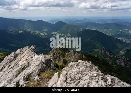 Montagnes Velky Rozsutec Mala Fatra En Slovaquie Juin 2019 Banque D'Images