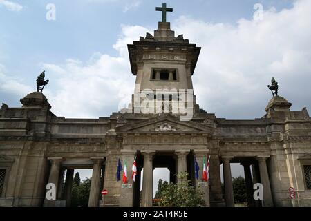 Cimetière Majeur, Musocco, Milan, Lombardie, Italie, Europe Banque D'Images