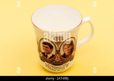 Mug de mariage royal Banque D'Images