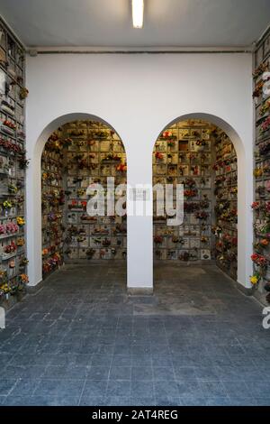 Cimetière Majeur, Musocco, Milan, Lombardie, Italie, Europe Banque D'Images