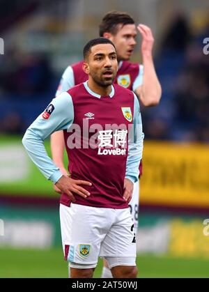 Aaron Lennon de Burnley lors du quatrième match rond de la FA Cup à Turf Moor, Burnley Banque D'Images