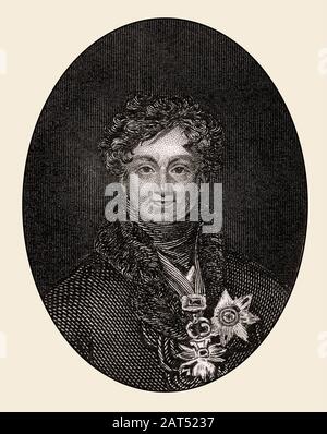 George IV, roi du Royaume-Uni de Grande-Bretagne et d'Irlande de 1820 à 1830 Banque D'Images