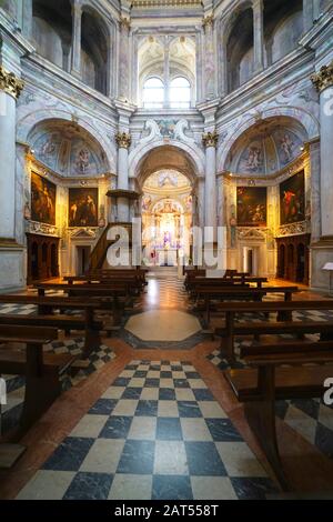 L'église Chiesa di Santa Maria di Canepanova est un bâtiment religieux catholique, 1492 , XV siècle, Pavia, Lombardie, Itay, Europe Banque D'Images