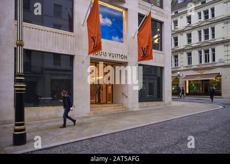 Boutique Louis Vuitton À New Bond Street, Londres Banque D'Images