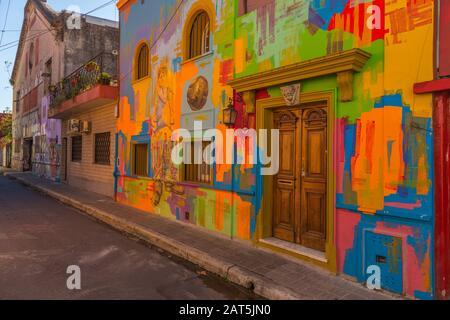 Greffitti dans le quartier de Palerme, la capitale de l’État Buenos Aires, Argentine, Amérique latine Banque D'Images