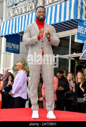 Los Angeles, États-Unis. 30 janvier 2020. LOS ANGELES, CALIFORNIE. 30 Janvier 2020: Curtis 50 Cent Jackson À La Cérémonie Du Hollywood Walk Of Fame Star En L'Honneur De Curtis '50 Cent' Jackson. Photos Crédit: Paul Smith/Alay Live News Banque D'Images