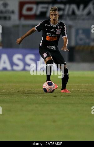 Campinas, Brésil. 30 janvier 2020. Cantillo pendant le match entre Ponte Preta et Corinthiens au stade Moisés Lucarelli à Campinas (SP) ce jeudi (30). Le match est valable pour le 3ème tour du championnat Paulista 2020. Crédit: Marco Galvão/Fotoarena/Alay Live News Banque D'Images